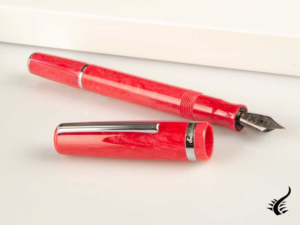 Esterbrook JR Carmine Fountain Pen, Marbled resin, Red, EJR-RED