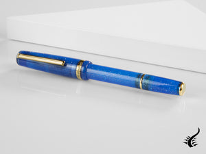 Stylo plume Esterbrook JR Fantasy, résine marbrée, bleu, EJRF