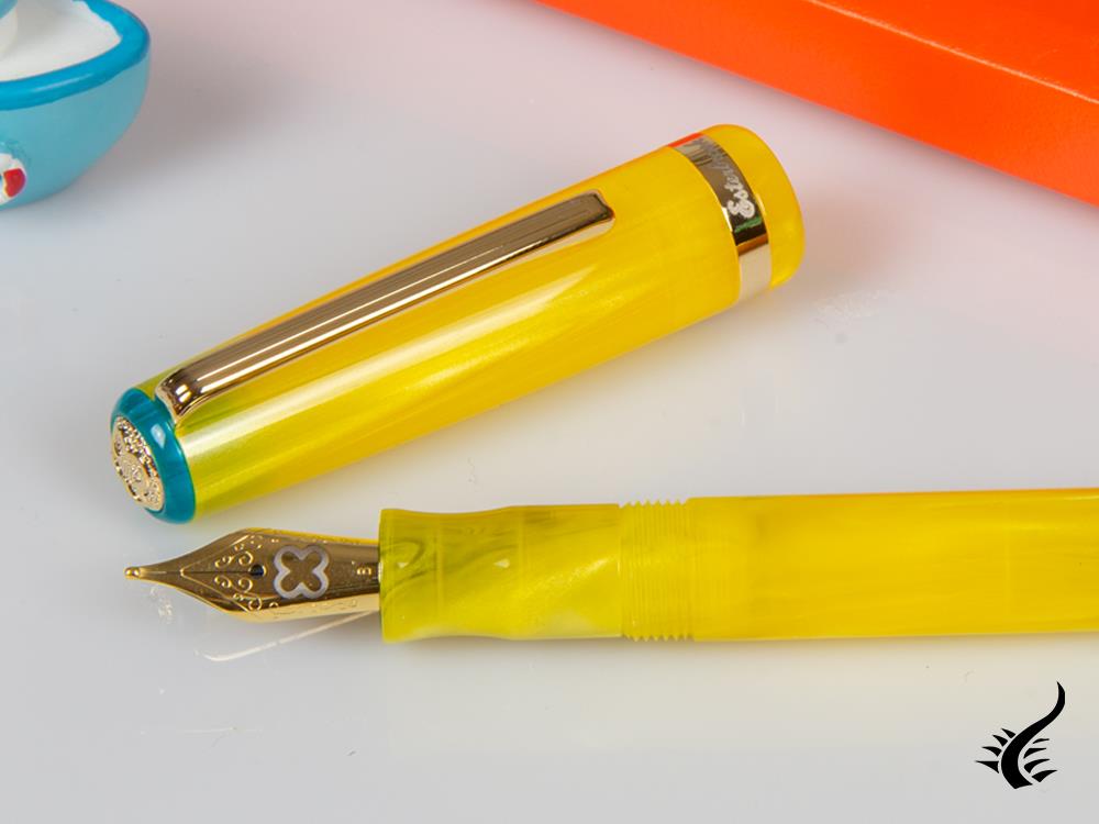 Esterbrook JR Paradise Lemon Twist Fountain Pen, Resin, Yellow, EJRLT