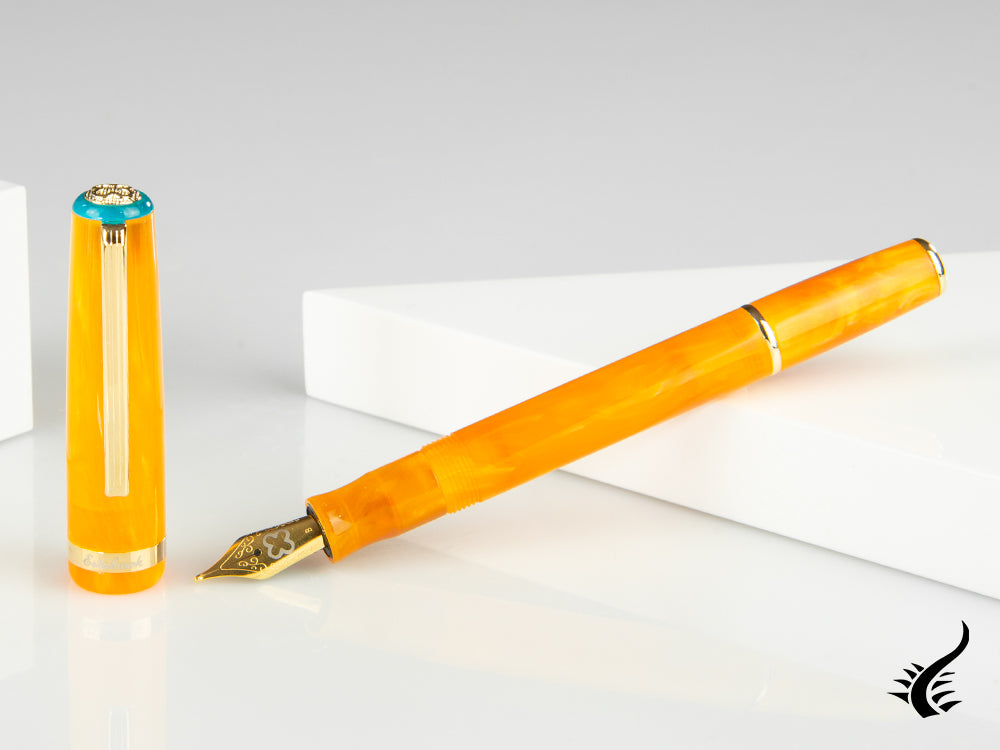 Esterbrook JR Paradise Orange Sunset Fountain Pen, Marbled resin, EJROS