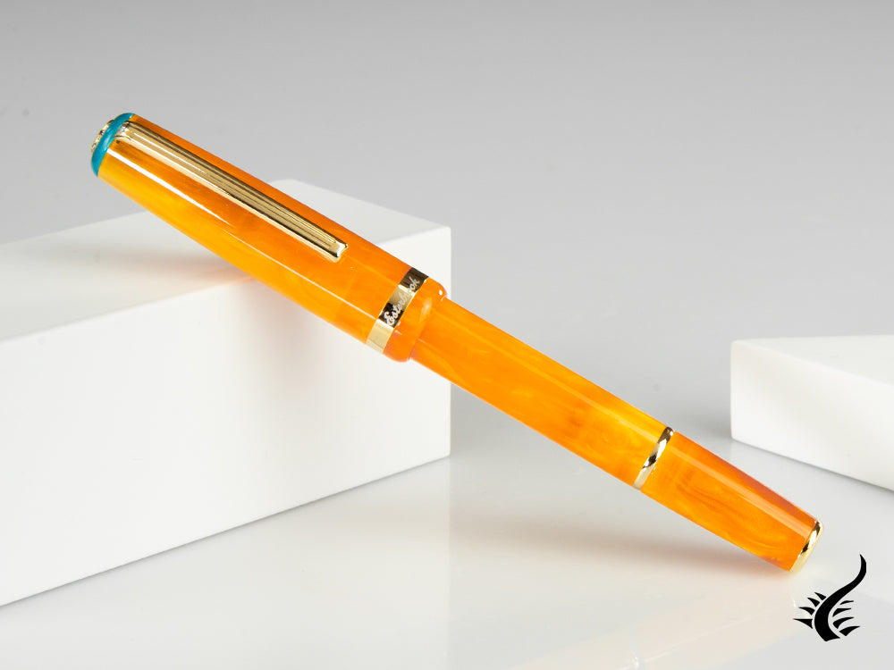 Esterbrook JR Paradise Orange Sunset Fountain Pen, Marbled resin, EJROS