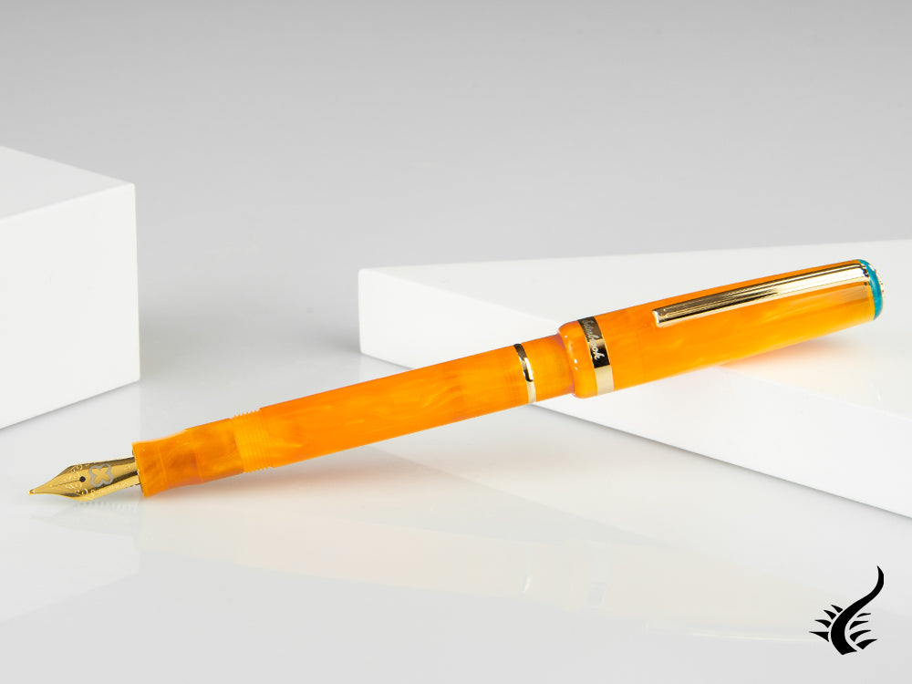 Esterbrook JR Paradise Orange Sunset Fountain Pen, Marbled resin, EJROS