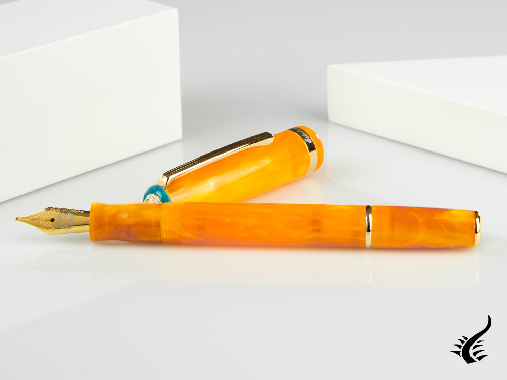 Esterbrook JR Paradise Orange Sunset Fountain Pen, Marbled resin, EJROS