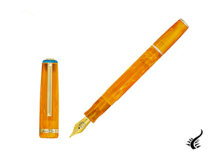 Stylo plume Esterbrook JR Paradise Orange Sunset, résine marbrée, EJROS