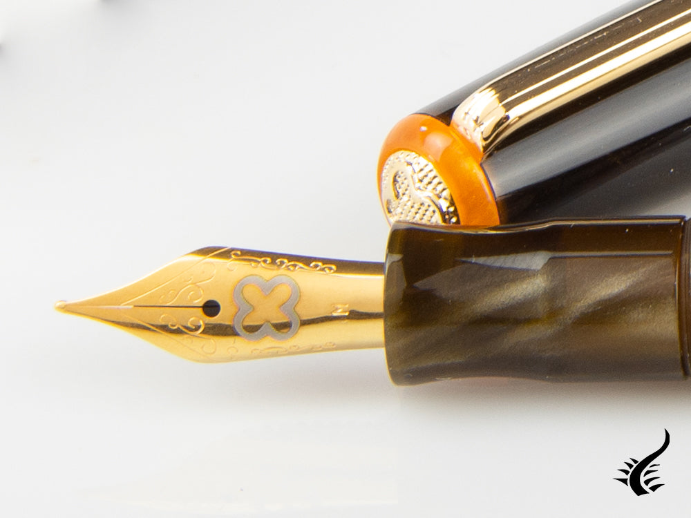 Esterbrook JR Pumpkin Latte Fountain Pen, Marbled resin, Brown, EJRPL