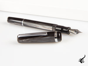 Esterbrook JR Tuxedo Fountain Pen, Marbled resin, Black, EJR-BLACK