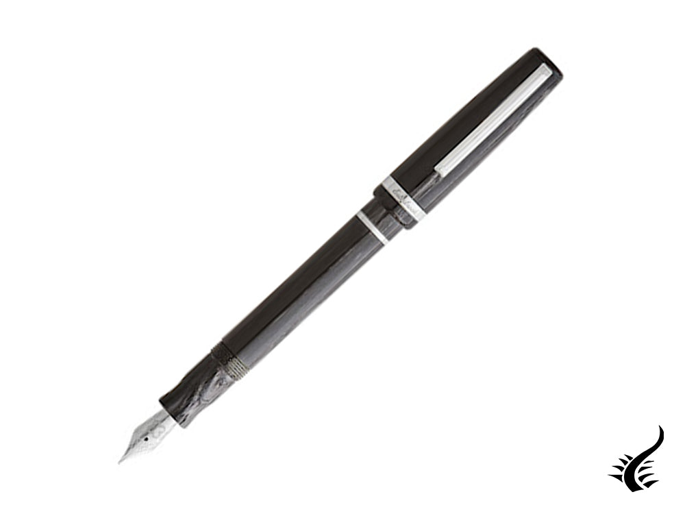 Esterbrook JR Tuxedo Fountain Pen, Marbled resin, Black, EJR-BLACK