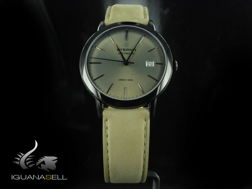 Montre automatique Eterna Eternity Gent, SW 200-1, 40 mm, nubuck, 2700.43.90.1392