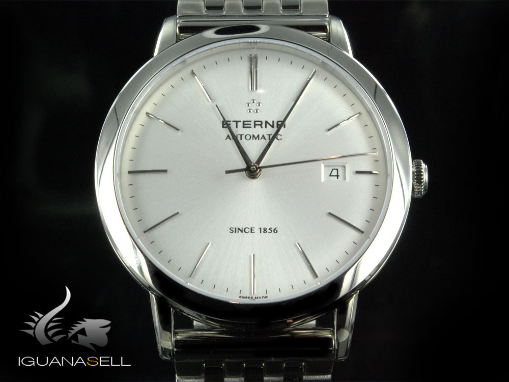 Eterna Eternity Gent Automatic Watch, SW 200-1, Silver, 40mm, 2700.41.10.1736