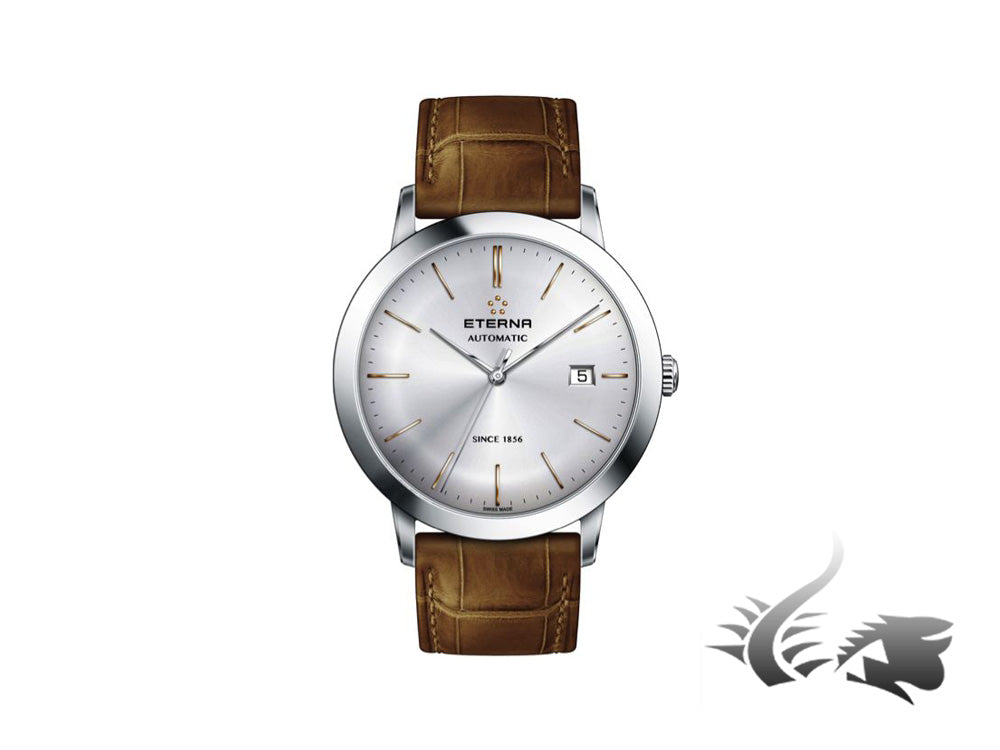 Montre automatique Eterna Eternity Gent, SW 200-1, 40 mm, cuir, 2700.41.11.1384