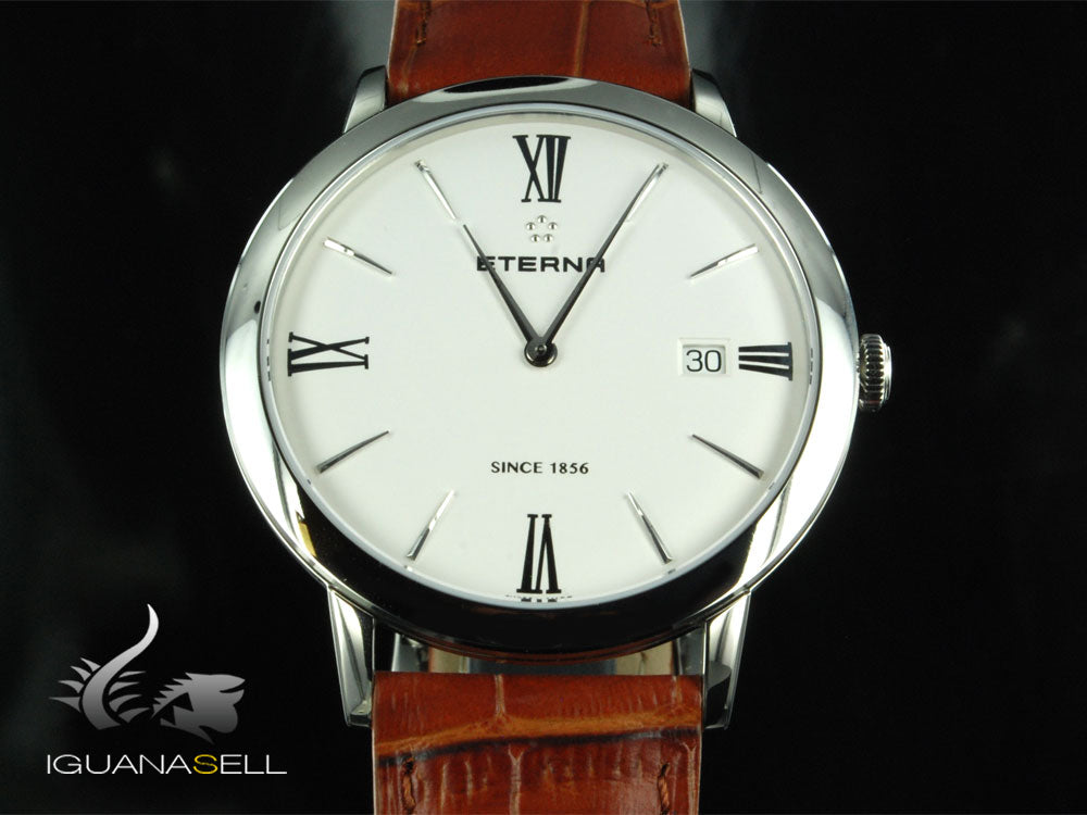 Eterna Eternity Lady Quartz watch, ETA 955.112, 40mm, Silver, 2711.41.12.1393