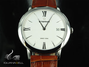 Montre à quartz Eterna Eternity Lady, ETA 955.112, 40 mm, argent, 2711.41.12.1393