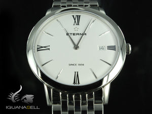 Eterna Eternity Lady Quartz watch, ETA 955.112, 40mm, Silver, 2711.41.12.1745