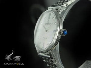 Montre à quartz Eterna Eternity Lady, ETA 956.412, 32 mm, diamants, nacre