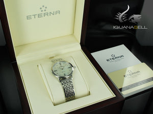 Montre à quartz Eterna Eternity Lady, ETA 956.412, 32 mm, diamants, nacre