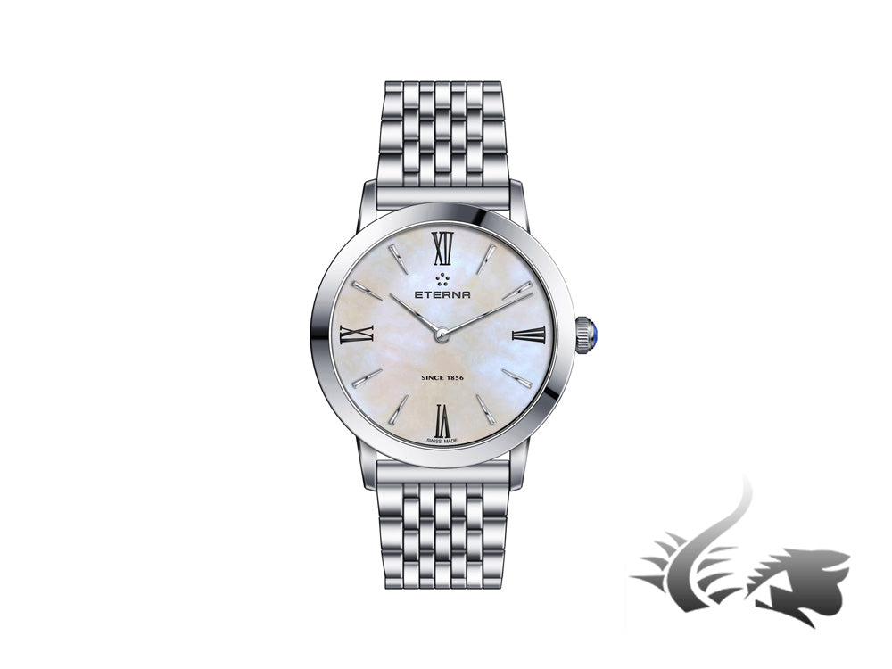 Eterna Eternity Lady Quartz watch, ETA 956.412, Mother Of Pearl, 2720.41.62.1738