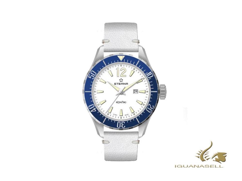 Montre de plongée à quartz Eterna Lady Kontiki, ETA 956.412, 36 mm, 1282.41.66.1419