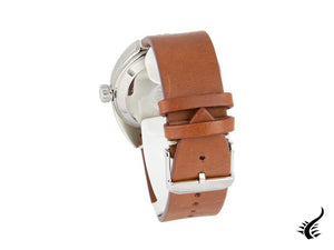 Montre automatique Eterna Super KonTiki, SW 200-1, noire, bracelet en cuir