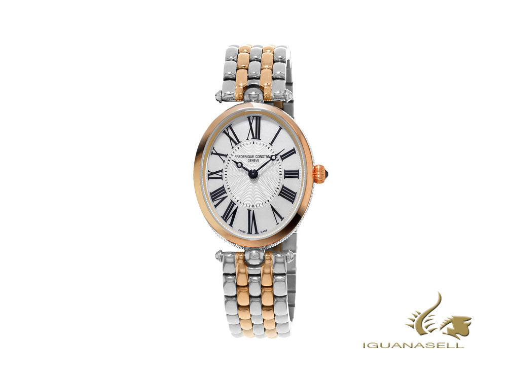 Montre à quartz pour femme Art Déco Classics de Frédérique Constant, PVD, FC-200MPW2V2B