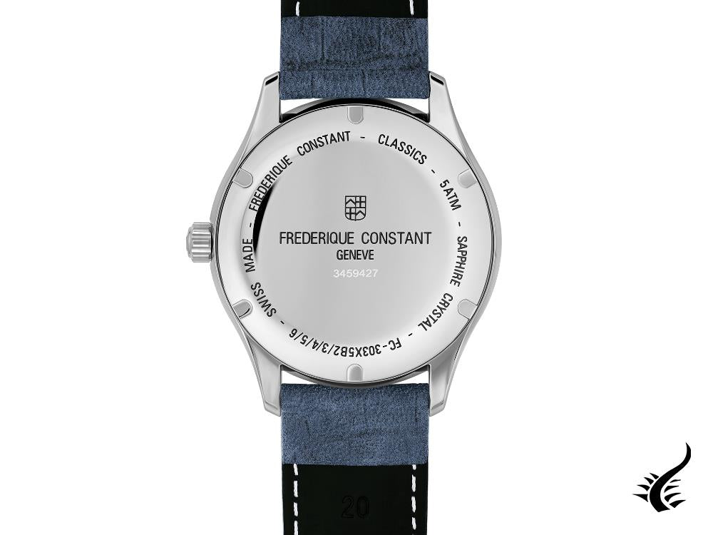 Frederique Constant Classics Automatic Watch, FC-303, Blue, Blue, FC-303NN5B6