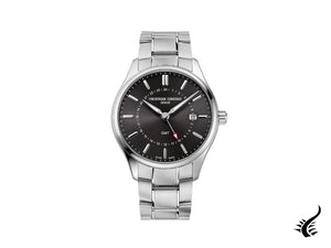 Montre à quartz GMT Classics de Frédérique Constant, 40 mm, noire, jour, FC-252DGS5B6B