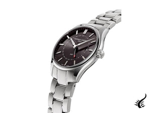 Montre à quartz GMT Classics de Frédérique Constant, 40 mm, noire, jour, FC-252DGS5B6B