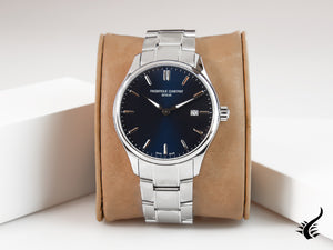 Montre à quartz classique Frédérique Constant, FC-220, 40 mm, bleu, FC-220NS5B6B