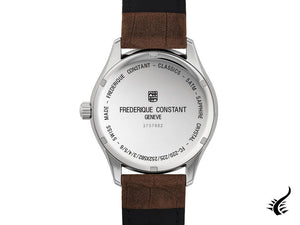 Frederique Constant Classics Quartz Watch, FC-220, 40 mm, Grey, FC-220DGS5B6