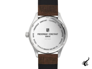 Frederique Constant Classics Quartz Watch, FC-220, 40 mm, Silver, FC-220SS5B6