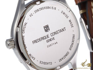 Frederique Constant Classics Quartz Watch, FC-259, 40mm, Blue, Day and date