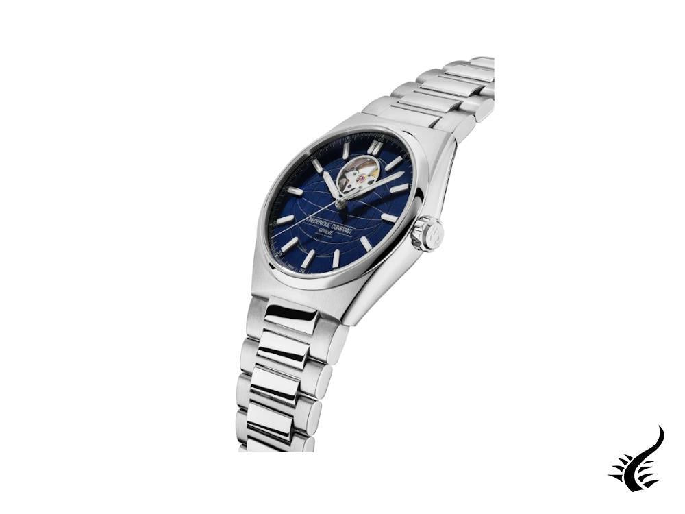 Montre automatique Heart Beat Highlife de Frédérique Constant, bleue, FC-310N4NH6B