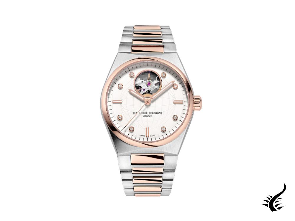 Montre Heart Beat Highlife pour femme de Frédérique Constant, blanche, FC-310VD2NH2B