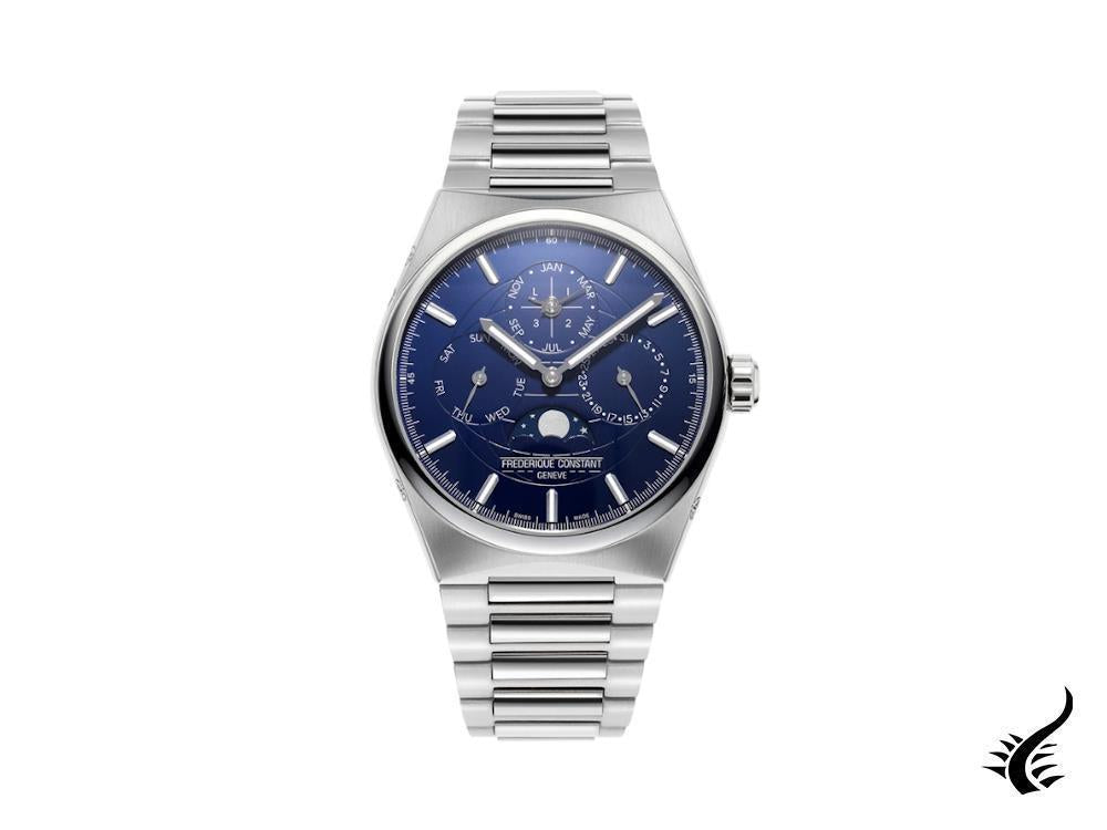 Calendrier perpétuel Highlife de Frédérique Constant, bleu, FC-775N4NH6B