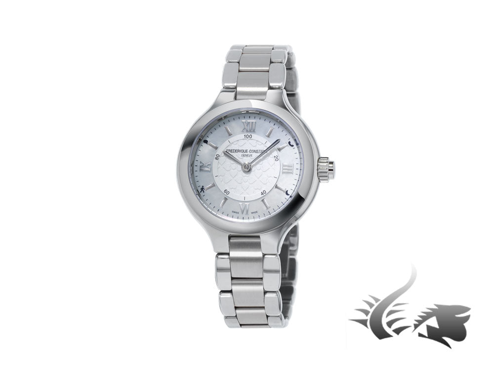 Montre connectée à quartz pour femme de la marque Frédérique Constant, FC-281WH3ER6B