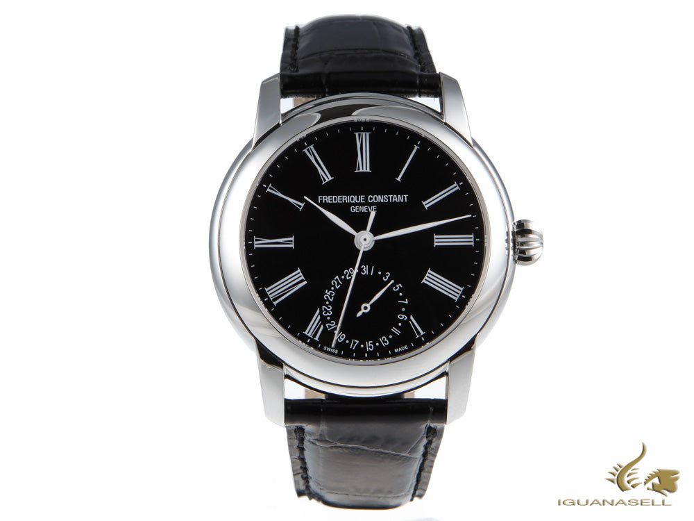 Montre automatique classique Manufacture Frédérique Constant, FC-710, noire, jour