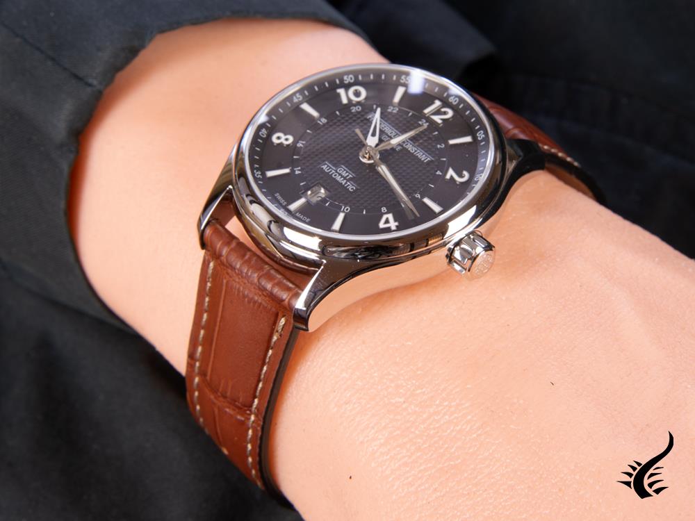 Frederique Constant Runabout GMT Automatic Watch, FC-350, brown, FC-350RMG5B6