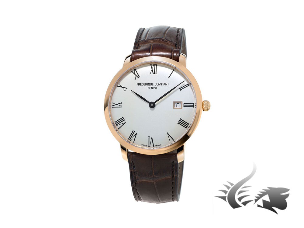 Montre automatique Slimline de Frédérique Constant, FC-306, or rose, FC-306MR4S4