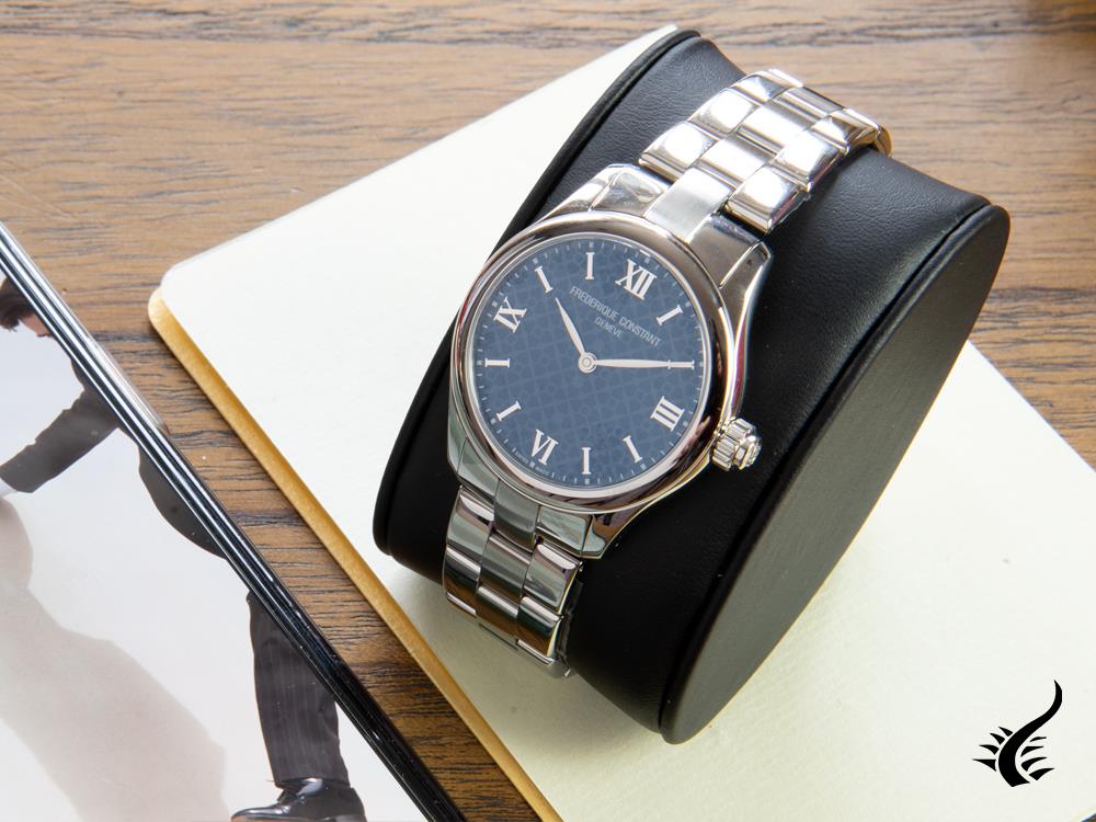 Montre connectée à quartz Vitality pour femme de Frederique Constant, bleu, FC-286N3B6B