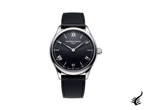 Montre connectée Frederique Constant Vitality à quartz, noire, 42 mm, FC-287B5B6