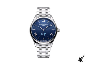 Montre connectée Frederique Constant Vitality à quartz, bleu, 42 mm, FC-287N5B6B