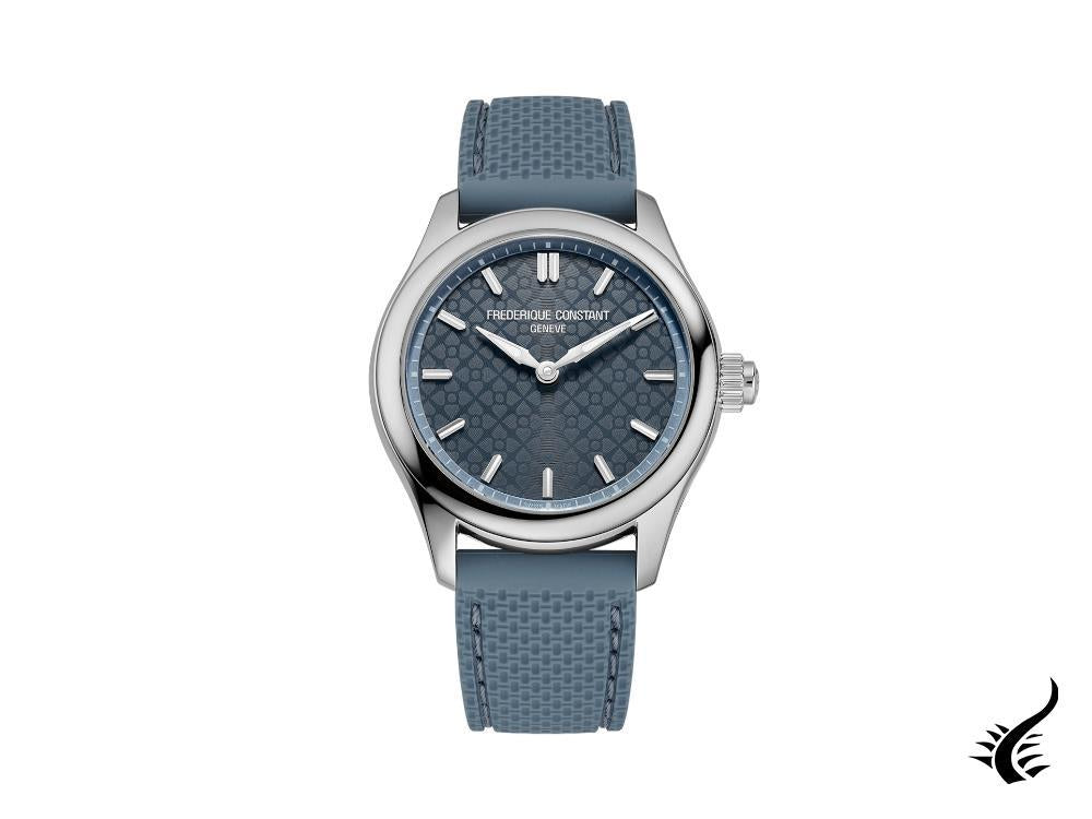 Montre à quartz pour femme Vitality de Frédérique Constant, bleu, 36 mm, FC-286LNS3B6