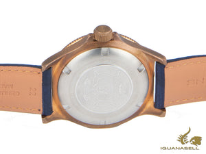 Glycine Combat Sub Automatic Watch, Bronze, 42mm, GL224, Blue, GL0174