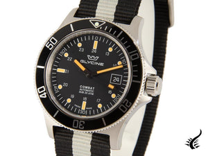 Glycine Combat Sub Automatic Watch, GL 224, Black, 42mm, GL0083