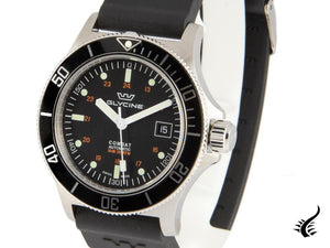 Montre Glycine Combat Sub-automatique, GL 224, noire, 42 mm, GL0087