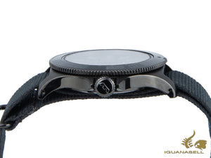 Montre Glycine Combat Sub-automatique, GL 224, PVD, noir, 42 mm, GL0086