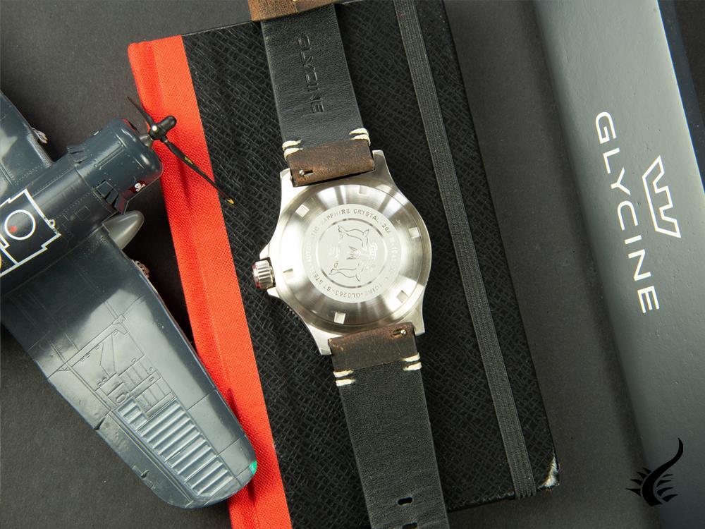 Glycine Combat Vintage Automatic Watch, GL 224, Blue, 42 mm, GL0263-LB7BF1