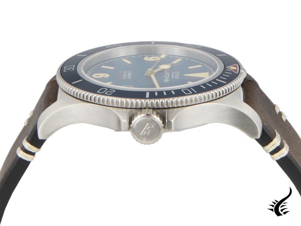 Glycine Combat Vintage Automatic Watch, GL 224, Blue, 42 mm, GL0263-LB7BF1