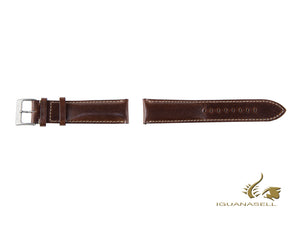 Glycine, Leather Strap, 20 mm, Brown, Buckle