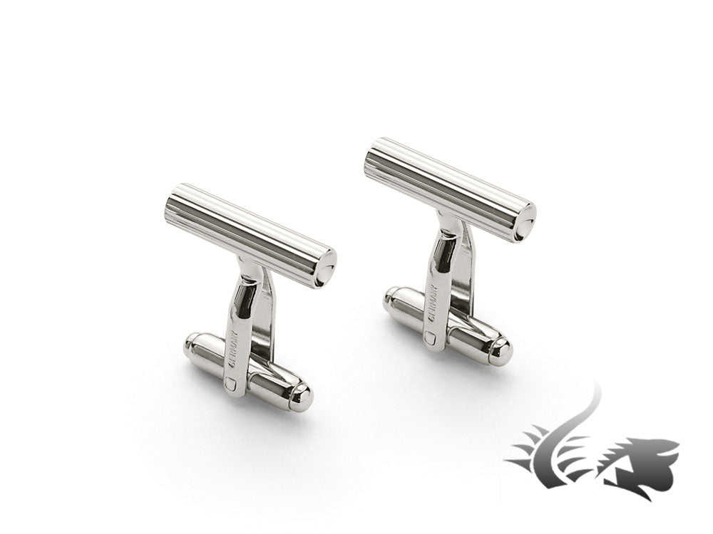 Graf von Faber-Castell Cylindrical Cufflinks, Platinum, 118973