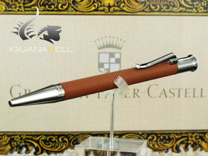 Stylo bille Graf von Faber-Castell Guilloche, Résine précieuse, Cognac, 146535